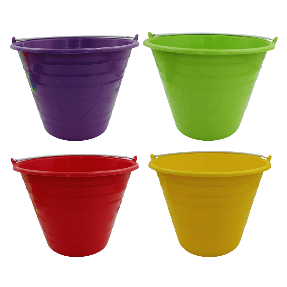 Cubeta Plástico Resistente 10 Litros - Limpieza Hogar - Imagen 1