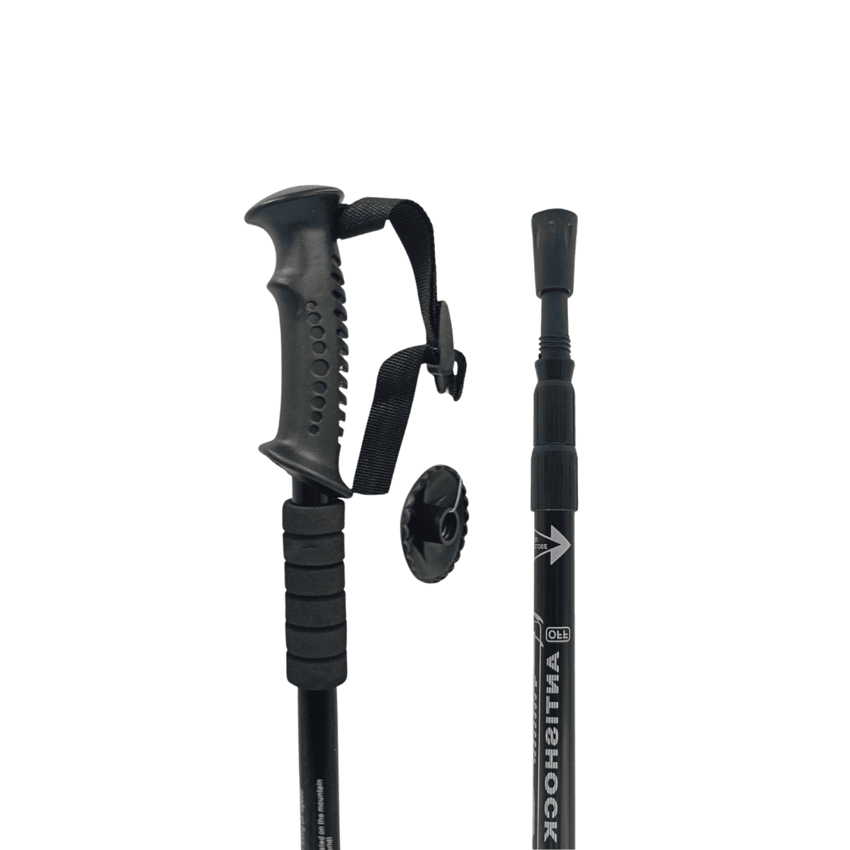 Bastón Plegable Negro Clásico - Apoyo Discreto - Imagen 1